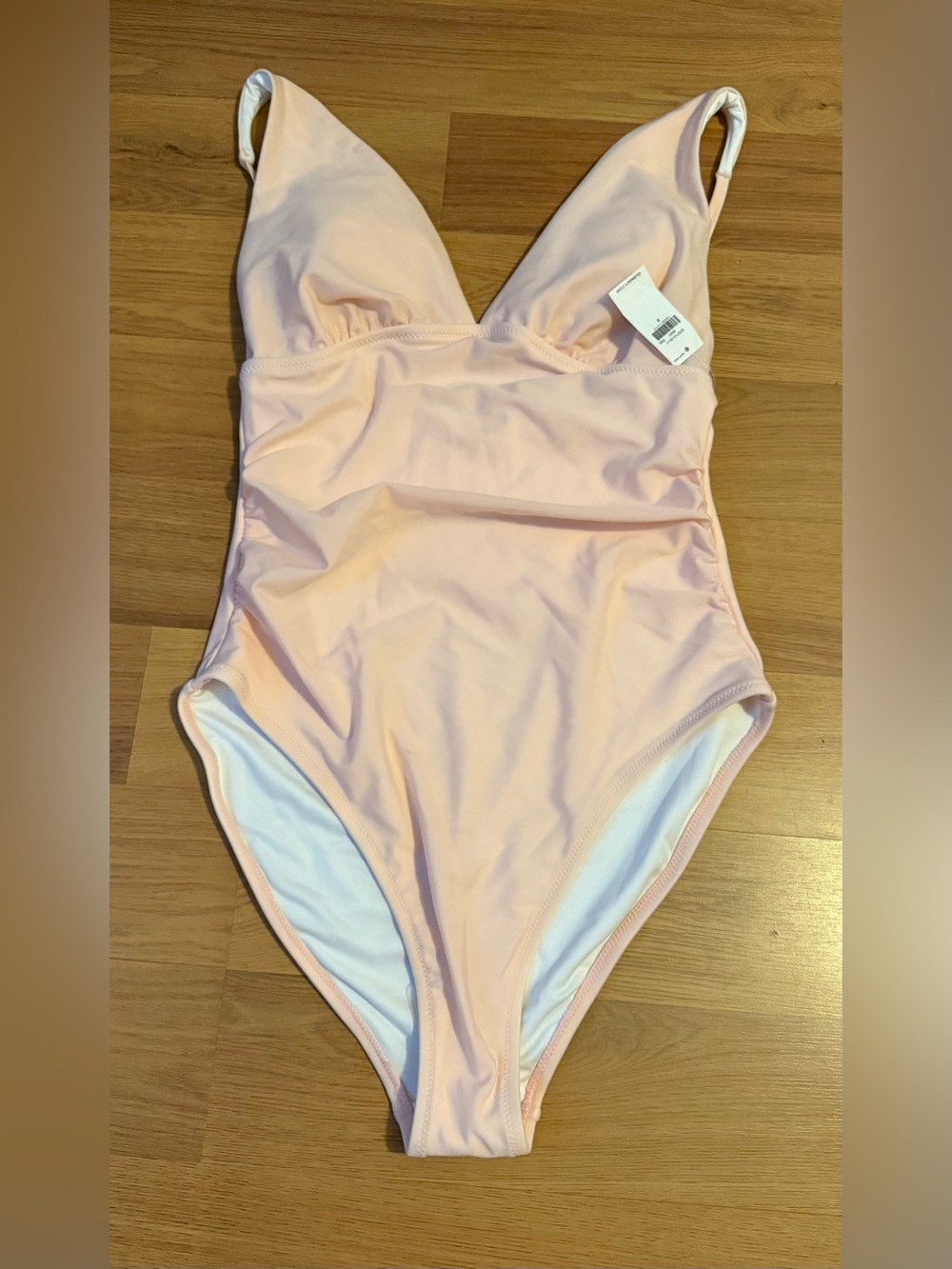 Old Navy Light Pink One-Piece Swimsuit - V-Neck